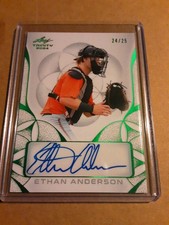 2025 Leaf Trinity Baseball Ethan Anderson BA-EA1 GREEN 24/25