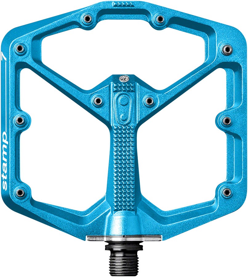 Педали Crankbrothers Stamp 7 - Платформа, Алюминий, 9/16, Синий электрик, Большие