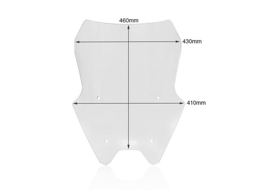 BULLE DE TOURISME TRANSPARENT WRS POUR BMW R 1200 RS 2015-2018 - Photo 6/7