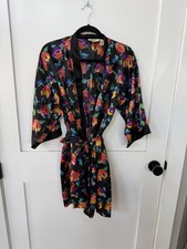 vintage victoria secret Floral Robe Small