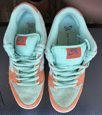Nike SB Zoom Dunk Low Pro Skateboarding Shoes Blue/Orange US 11 Medium D