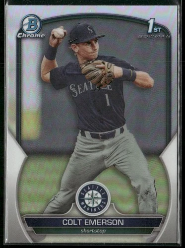 Colt Emerson 2023 Bowman Draft Chrome Refractor Rookie #BDC-42