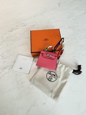 Hermès Kelly Twilly Tasche Bag Charm Rose Lipstick Rosa Pink Tadelakt Leder