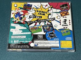 Sonic Jam Sega Saturn Reg Card Spine Flyers Japan Tested Excellent