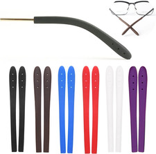 Temple Tips for Eyeglass anti Slip Glasses Ear Grip Pieces Tube Sleeve Comfort A