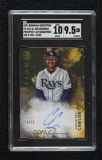 2021 Bowman Inception Gold Foil 13/50 Carlos Colmenarez SGC 9.5 Mint+ Auto 0ji1