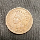 1906 INDIAN HEAD CENT Penny.  Full Liberty.  Nice High Grade Old US Coin!