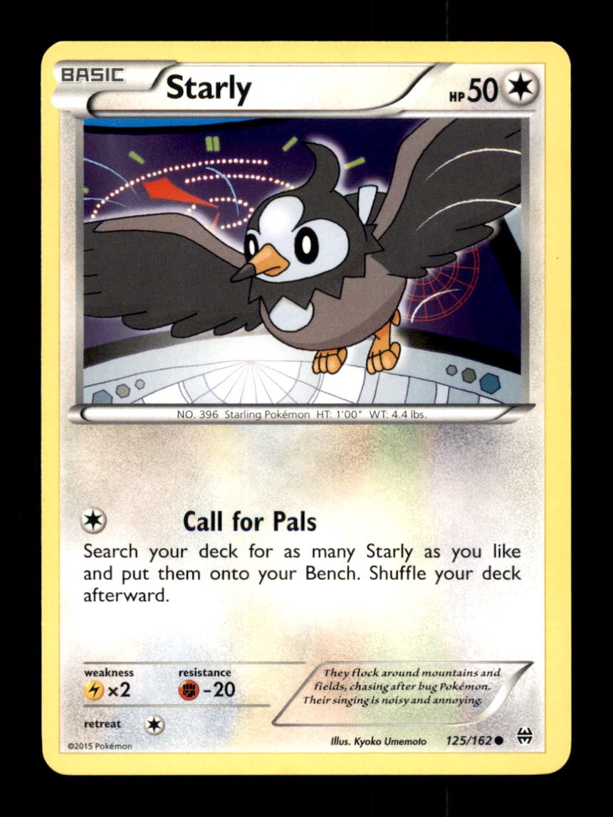 STARLY 125/162 C BREAKTHROUGH POKEMON LP
