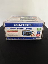 Cen-Tech 12V Analog Battery Charger w/ Engine Starter - Open Box - New