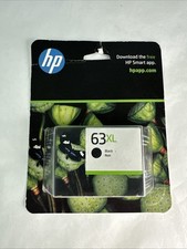 HP 63XL Black Noir Ink Cartridge High Yield EXP FEB 2025 New SEALED