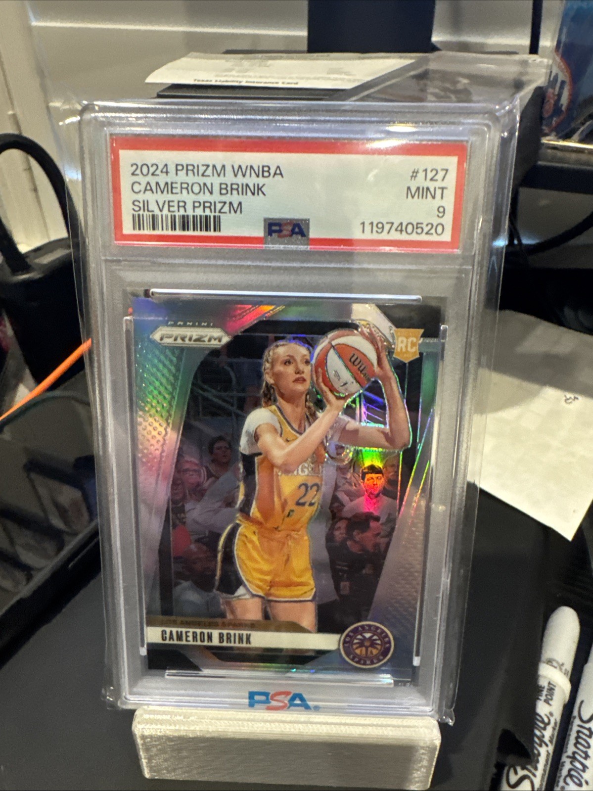 2024 Panini Prizm WNBA - Cameron Brink #127 (RC) Silver Prizm PSA 9