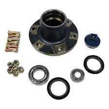 Front Wheel Hub Kit C9NN1104D Fits Ford New Holland with WBKFD6 Bearing Set