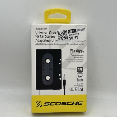Scosche Decked Out Universal Cassette Adapter for Car Stereos