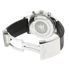 BREITLING TRANSOCEAN A19310 43mm SS Rubber Silver Dial Automatic #C065 3