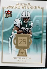 2006 Ultra - Ultra Award Winners Football Curtis Martin #UAA-CM NM