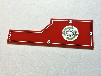 Kriegsspiel Messwerkzeug rot 6'' Warhammer 40k, Age of Sigmar AOS