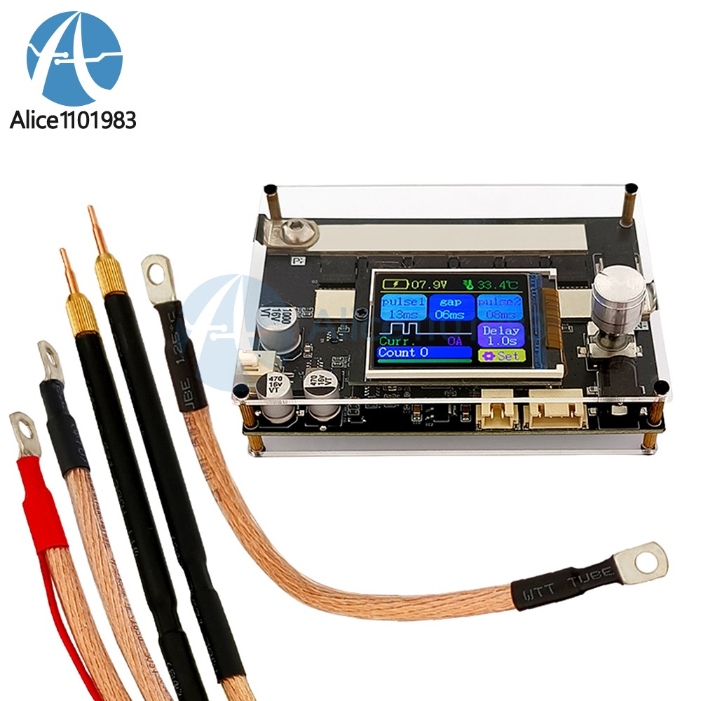 ZK-XW2 DIY Portable Dual Pulse LCD Battery Spot Welder Machine For