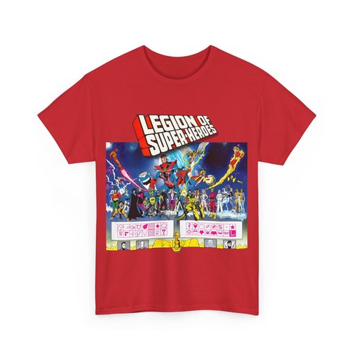 Legion of Super-Heroes T-Shirt - George Perez Art - History of the DC Universe - Picture 44 of 46