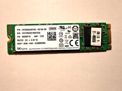 SK Hynix 256GB M.2 NVMe Internal SSD (HFS256G39TND-N210A)