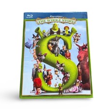 Shrek The Whole Story Blu-Ray 4 Movie Box Set Complete Collection Slipcover Y2K