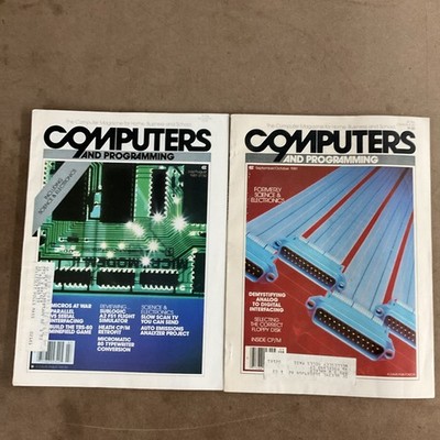 computers and programming magazine 1981 Formerly Science & Electronics Lot Of 2