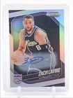 ZACH LAVINE 2024-25 PANINI PRIZM BLACK AUTOGRAPH SILVER KINGS AUTO Q6846