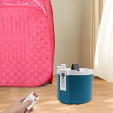 Sauna Steamer, Portable 2L Upgrated Steam Pot Generator with Remote Control, Spa