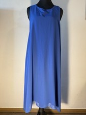 Vince Camuto Cobalt Blue Chiffon Shift Dress Small