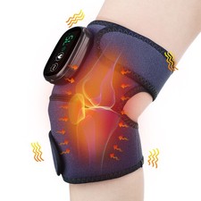 Electric Heated Knee Pad Brace Arthritis Pain Relief Warm Therapy Leg Wrap Belt