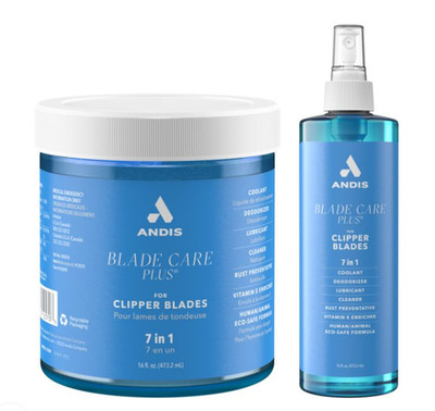 Andis Cool Care Plus 2er Set Glas 7 in 1 & Flasche 7 in 1 UK Verkäufer
