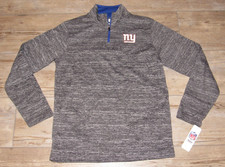 New York Giants NFL Team Apparel 1/4 Zip Pullover Tech Jacket Men's Medium