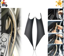 2pcs Easy to install car Interior Door Pull Handle Grab Cover Fit for BMW Black