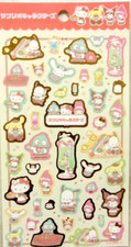 Sanrio Characters Cafe Shop Big Sticker Sheet Japan Pochacco My Melody Kuromi