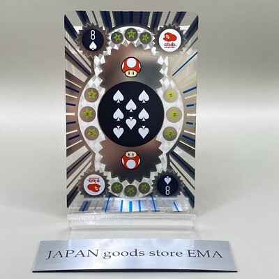 Peach Mario 8 Club Nintendo Premium Membership Benefit Japan 1 playing card