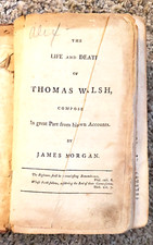 LIFE AND DEATH OF THOMAS WALSH JAMES MORGAN JOHN NELSON JOURNAL EXTRACT
