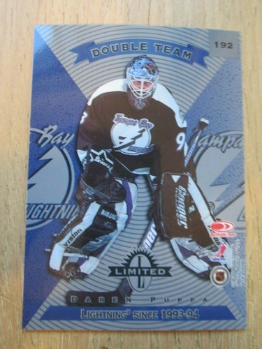 1997-98 DONRUSS LIMITED HOCKEY, DOUBLE TEAM, DAYMOND LANGKOW/ DAREN PUPPA C# 192 - 第 2/2 張圖片