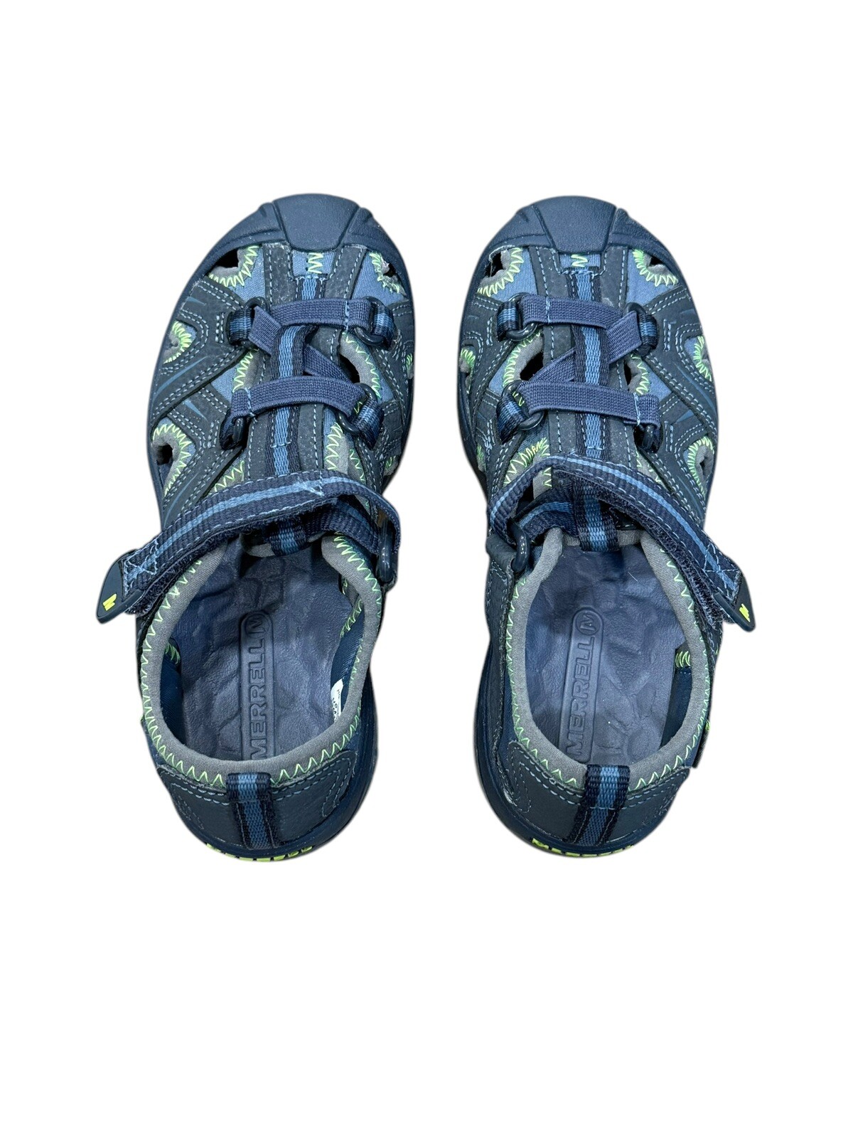 Merrell Hydro Hiker Sandalo Scarpe Pescatore Grigio Blu Ragazzi 13 Bambini Outdoor Escursionismo