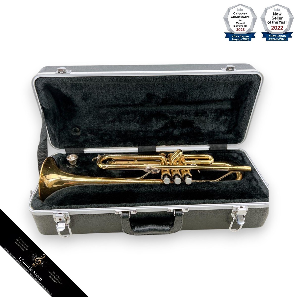 YAMAHA YTR-637 Trumpet Gold Vintage Model supervised by