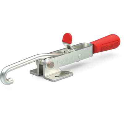 DESTACO 351-SS Pull-Action Latch Clamp SS, 450 lb Hold, Flanged Base