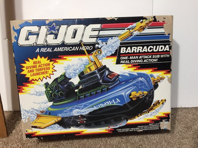 Gi Joe RAH 1991 Barracuda Submarine Hasbro Vintage | eBay