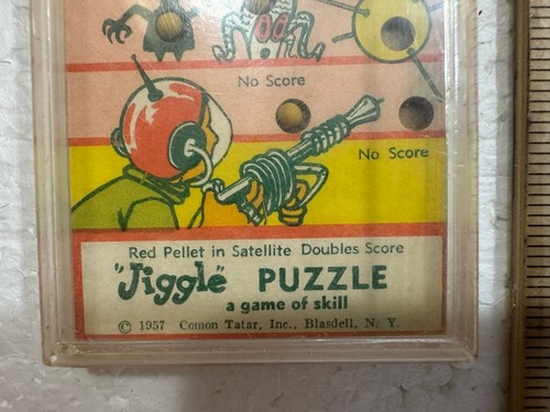 VINTAGE 1957 SPACE GALLERY JIGGLE PUZZLE GAME OF SKILL - Picture 7 of 11