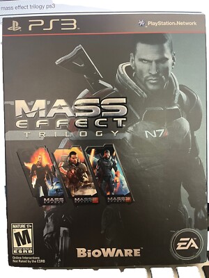 Mass Effect Trilogy (Sony PlayStation 3, 2012)