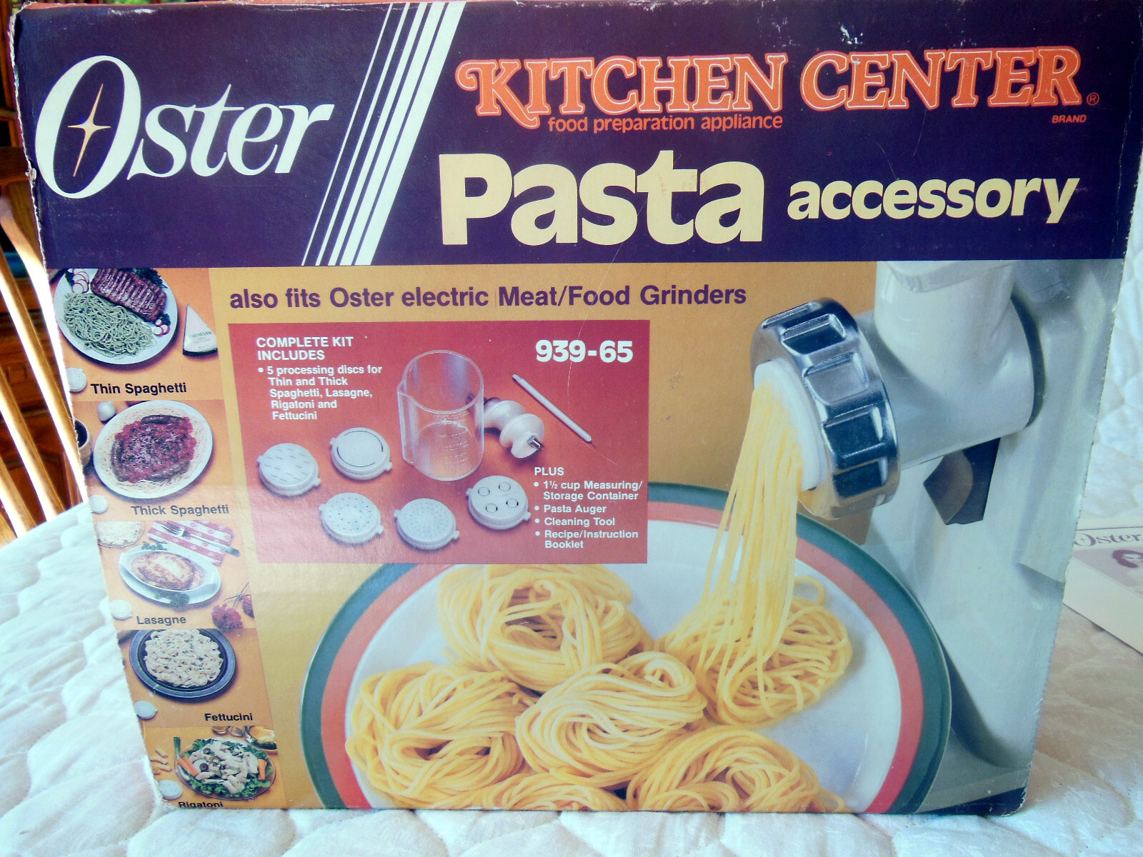 OSTER KITCHEN CENTER 파스타 메이커 액세서리 키트 939-65 새상품