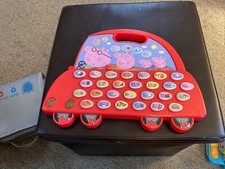 VTech Peppa Pig Learn  Go Alphabet Car Songs Sounds Character Phrases Toy 2003