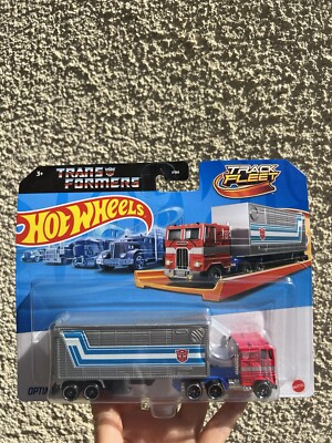 Hot Wheels Transformers Track Fleet Optimus Prime