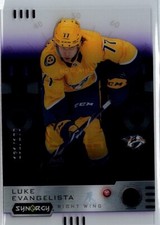 2023-24 Synergy Cranked Up Purple Luke Evangelista RC #CR-EV
