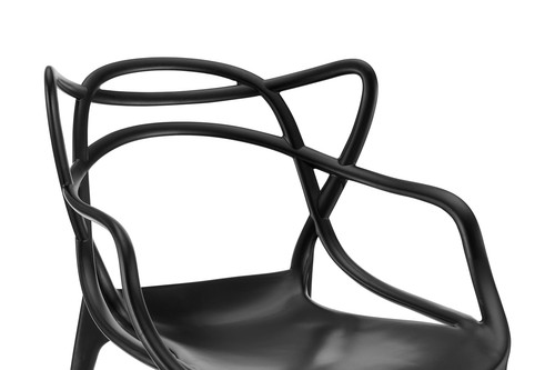 NNEKGE Set of 2 Philippe Starck Masters Chair Replica (Black) - Picture 9 of 11
