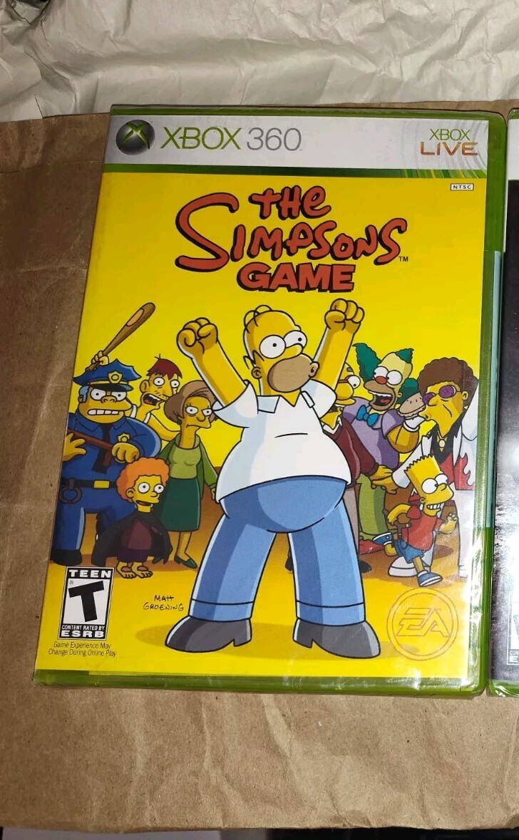 The Simpsons Game (Microsoft Xbox 360, 2007) for sale online