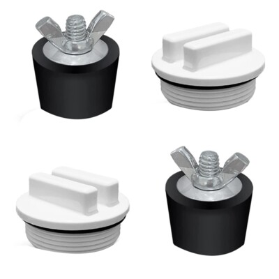 4X(2pcs 2 Pool Wintering Plugs Rubber Expansion Plugs with 2 9047-