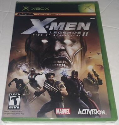 X-Men Legends 2 II: Rise of Apocalypse ( Microsoft Xbox, 2005 ) Brand New Sealed